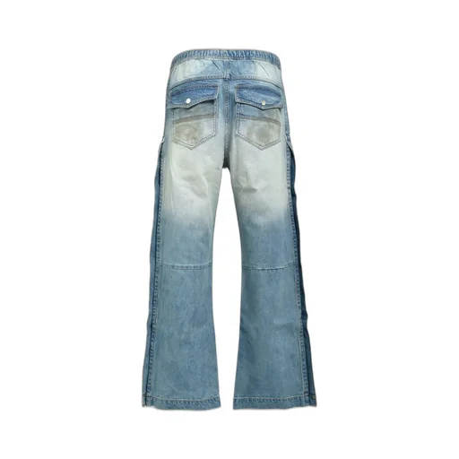 Coating Side Button Denim Pants / Ind