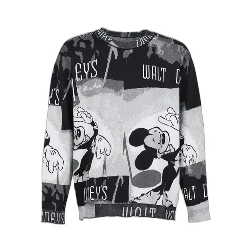 Disney Vp / Pc Knit Collection Crewneck / Mickey Mouse / Blk
