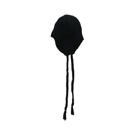 Southside Cross Ear Flap Beanie / Blk