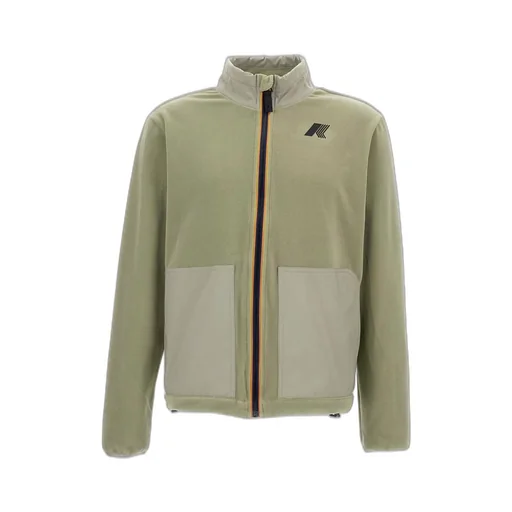 K-Way Logo Detailed Zip-Up Jacket