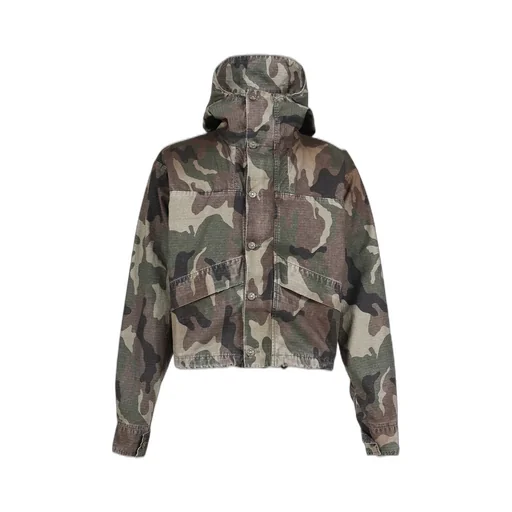 Cropped Parka / Camo