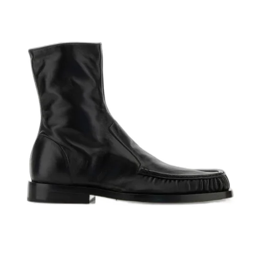 Jil Sander Ruched Ankle Boots