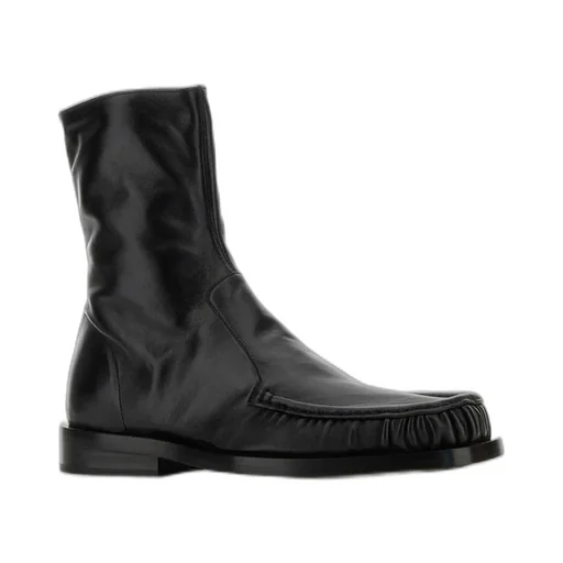 Jil Sander Ruched Ankle Boots