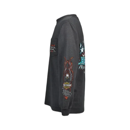 Fr Pocket Emblem / Bc Liberty Ls Tee / Gry