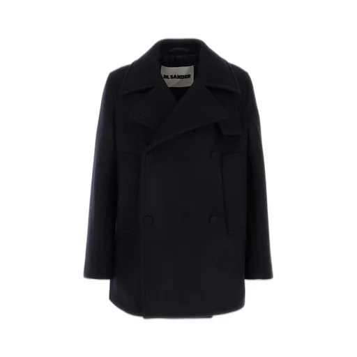 Jil Sander Double Breasted Caban Jacket