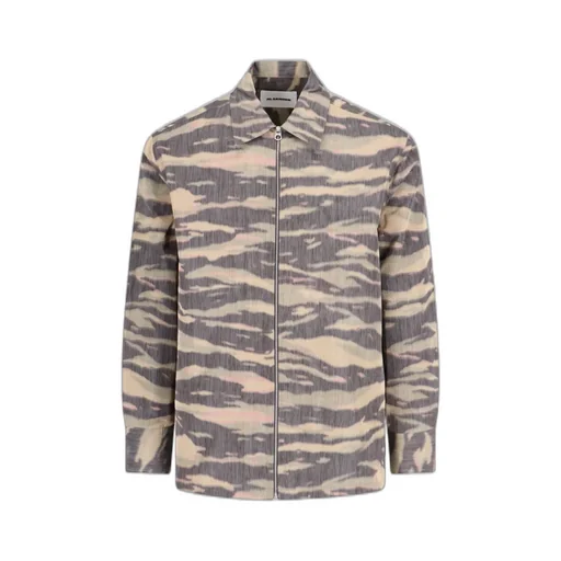 Jil Sander Printed Straight Hem Overshirt