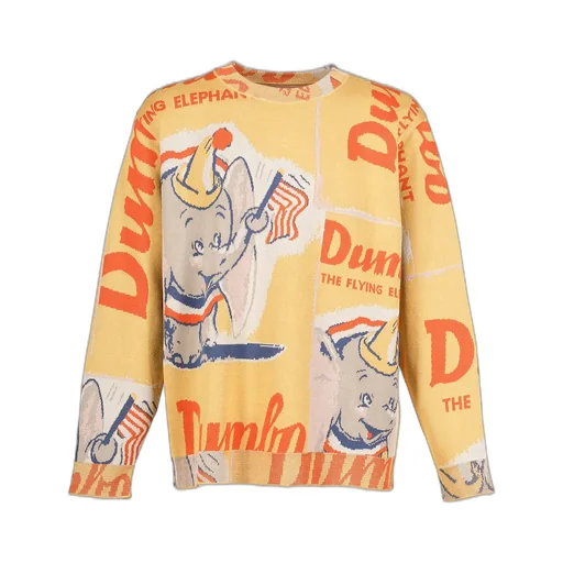 Disney Vp / Pc Knit Collection Crewneck / Dumbo / Yel