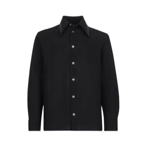 Jil Sander Stud-Embellishment Long-Sleeved Shirt