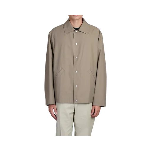 Jil Sander Logo Printed Jacket