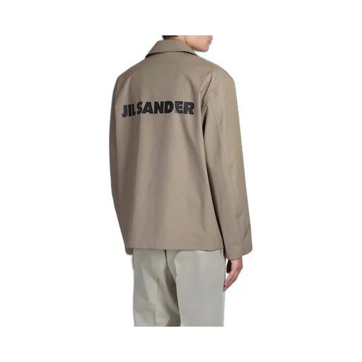 Jil Sander Logo Printed Jacket