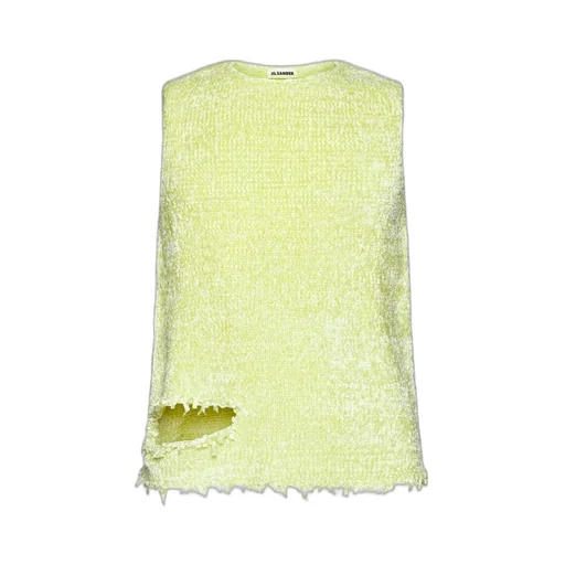 Jil Sander Cut-Out Crewneck Vest