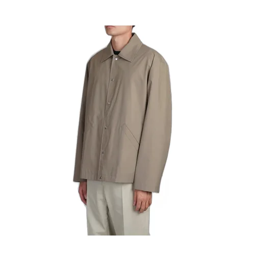 Jil Sander Logo Printed Jacket