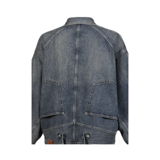 Vintage Washed Denim Jacket / Ind Inception