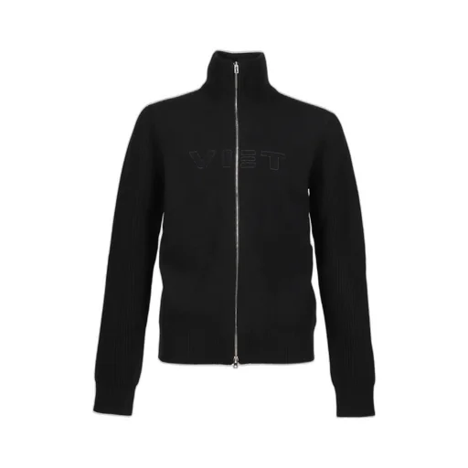Vet Zip-Up Sweater / Black