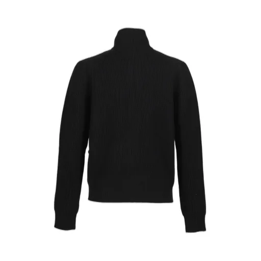 Vet Zip-Up Sweater / Black