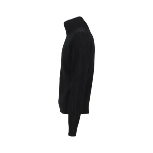 Vet Zip-Up Sweater / Black
