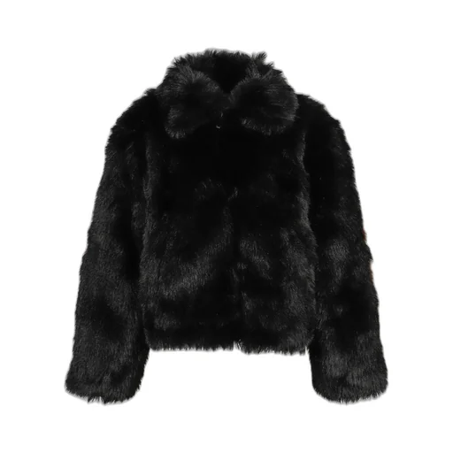 Muddy Faux Fur Blouson / Blk