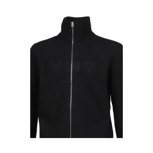Vet Zip-Up Sweater / Black