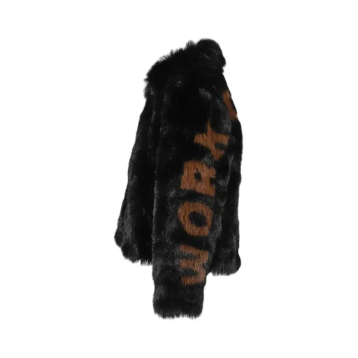 Muddy Faux Fur Blouson / Blk