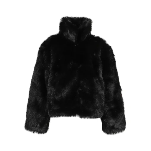 Muddy Faux Fur Blouson / Blk