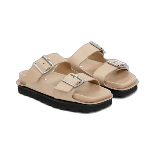Jil Sander Double Buckle-Fastened Open-Toe Sandals