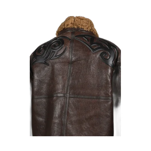 Tribal Shearling Jacket / Brw