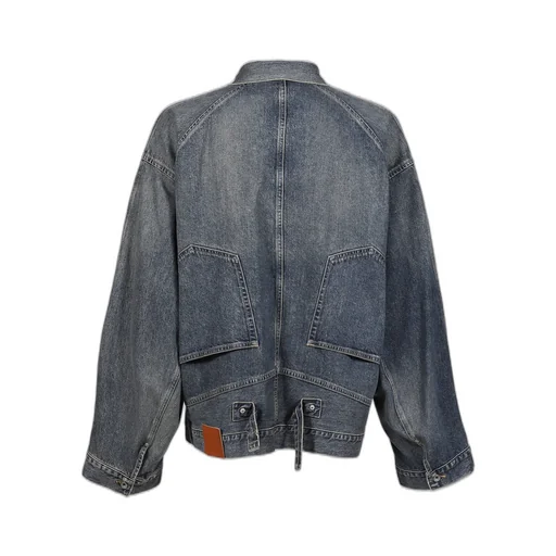 Vintage Washed Denim Jacket / Ind Inception