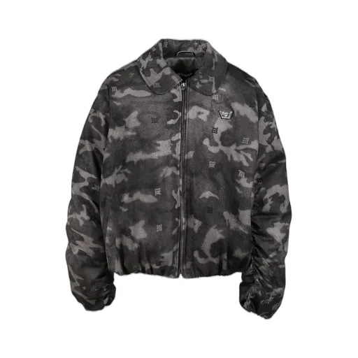 Camo Puffer Bomber Jacket / Mlc