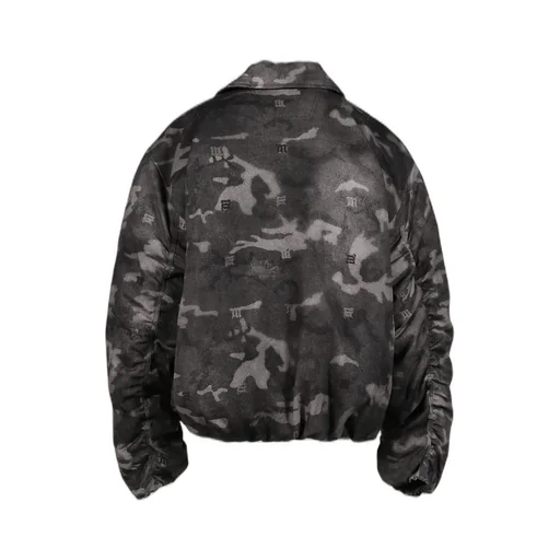 Camo Puffer Bomber Jacket / Mlc