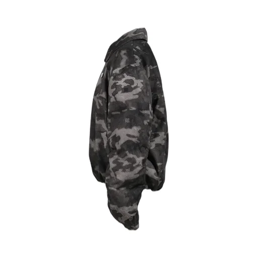 Camo Puffer Bomber Jacket / Mlc