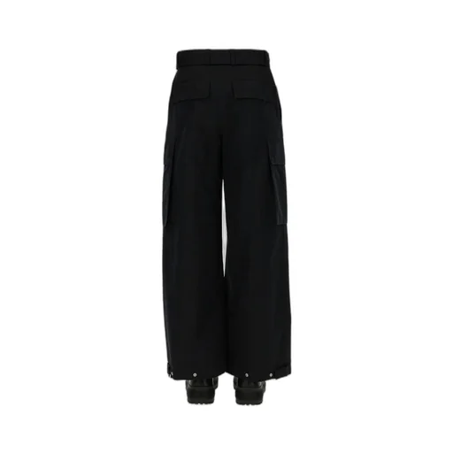 Jil Sander Belted Wide-Leg Cargo Pants