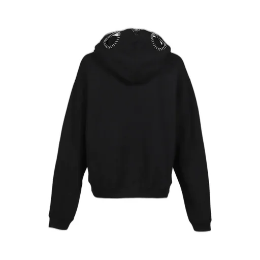 Hand-Stitched Full Zip Hoodie / Blk