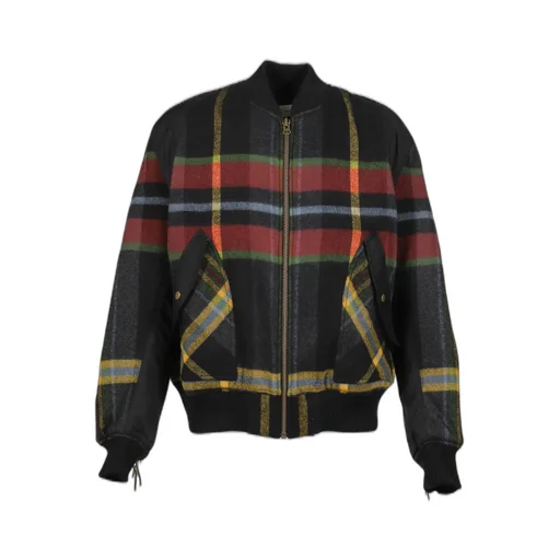 Blanket Bomber Jacket / Combo Tartan