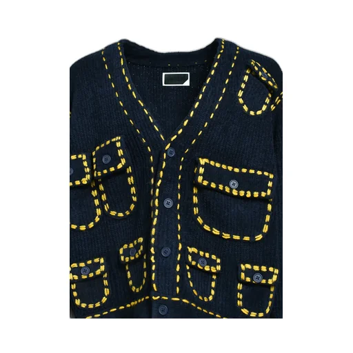 Pg1 Pocket Cardigan / Nvy