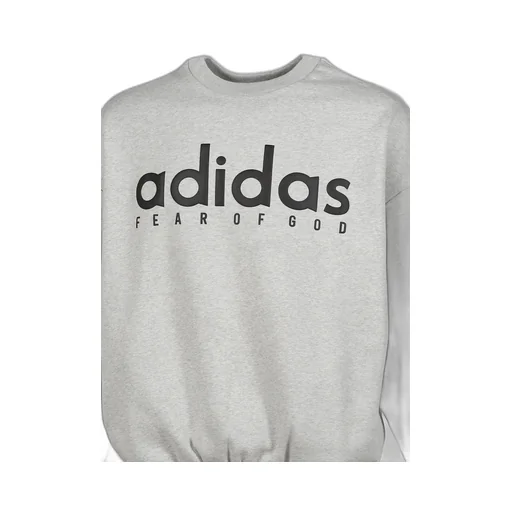 Heather Fleece Crewneck / Gry