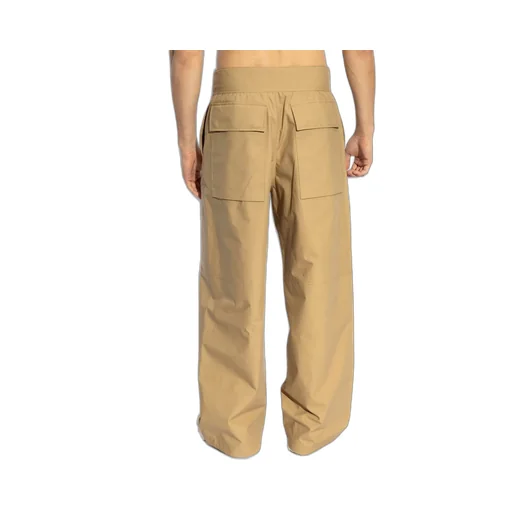 Jil Sander Logo Detailed Belted Trousers