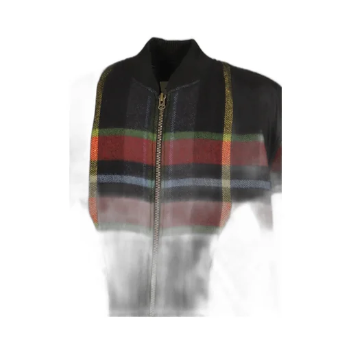 Blanket Bomber Jacket / Combo Tartan