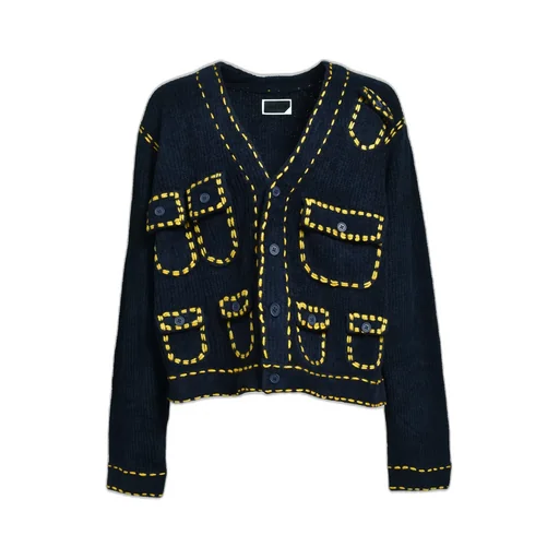 Pg1 Pocket Cardigan / Nvy