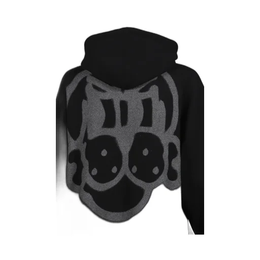 Reflective Finesse Pup Core Hoodie / Blk