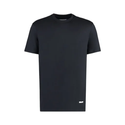 Jil Sander Logo Plaque Crewneck T-Shirt