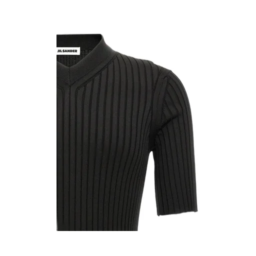 Jil Sander V-Neck Knitted Top