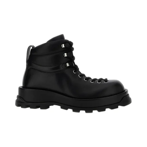 Jil Sander Lace-Up Ankle Boots