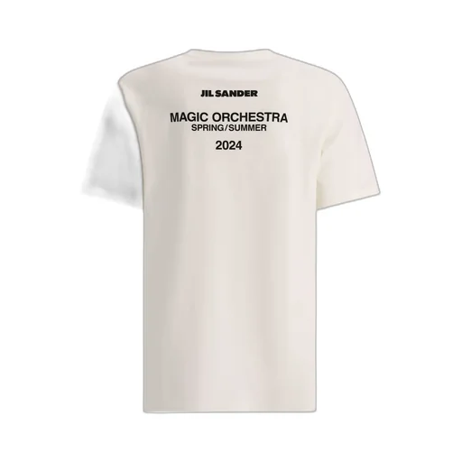 Jil Sander Logo Printed Crewneck T-Shirt