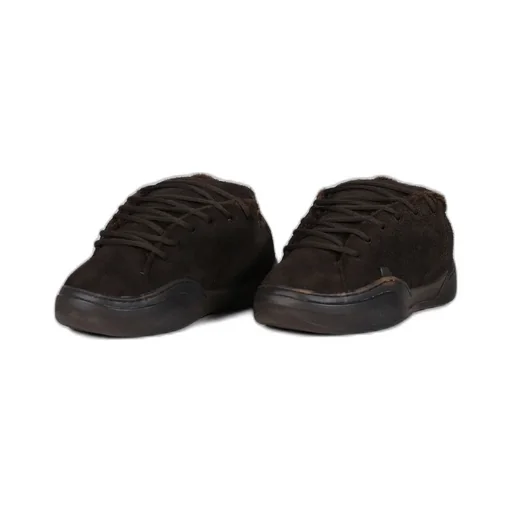 Suede Vamp Sneakers / Dark Brw