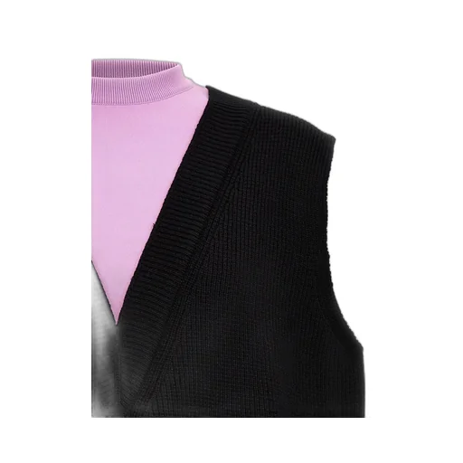 Jil Sander Two-Toned Sleeveless Knit Vest