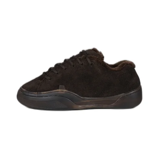 Suede Vamp Sneakers / Dark Brw