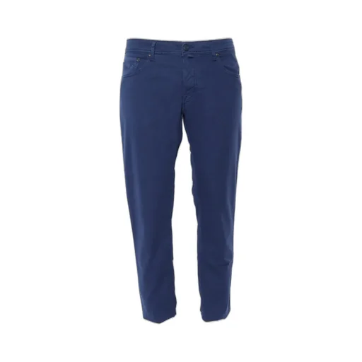 Jacob Cohen Nick Mid-Rise Slim-Fit Trousers