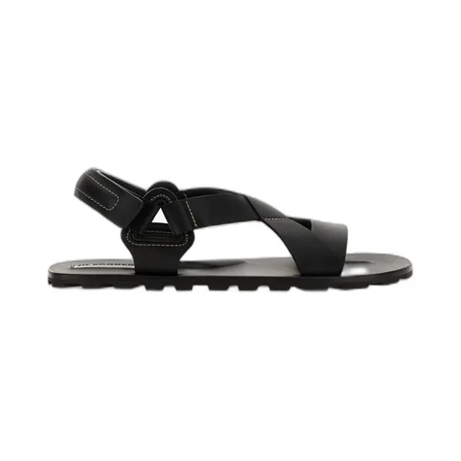 Jil Sander Touch-Strap Open-Tote Sandals