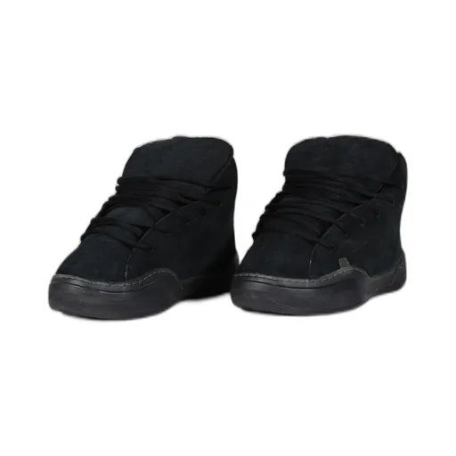 Suede Mid Vamp Sneakers / Black