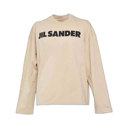 Jil Sander Logo Printed Long-Sleeved T-Shirt